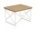 Occasional Table LTR, chestnut natural / white