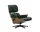 Kreslo Eames Lounge Chair Walnut Natural, Leather Premium F59 jade
