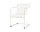 Stolička Palissade Cantilever Dining Armchair, cream white