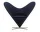 Kreslo Heart Cone Chair, Hola dark blue