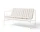 Textilný podsedák Palissade Lounge Sofa Soft Quilted Cushion, cream white