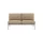 Pohovka Settle Sofa 2-Seater bez podrúčiek, Ribbed Weave 5/taupe