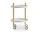 Servírovací stolík Block Table Round, white