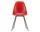 Stolička Eames Fiberglass DSX, red