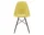 Stolička Eames Fiberglass DSW, ochre light/dark maple
