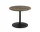 Odkládací stolík Soft Side Table Ø48 x 40 cm, solid smoked oak / black