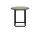 Odkládací stolík Florence Side Table Ø50, gris du Marais marble / black