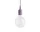 Závesná LED lampa E27, dusty lilac