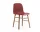Stolička Form Walnut, red