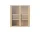Nástenná skrinka Cana Wall Cabinet, white oiled oak