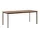 Jedálenský stôl Drip HW116, bronzed/lacquered walnut