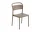 Stolička Linear Steel Side Chair, taupe