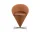 Kreslo Cone Chair, cognac