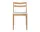 Jedálenská stolička Boda Rugged Bouclé, natural oak/off-white