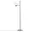 Stojacia lampa Nocturne Bowl F1, silver