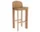 Barová stolička Chisel 35 H75, lacquered oak / Grano cognac