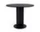 Stôl Chisel 29 Round Ø90, black lacquered oak