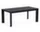 Rozkladací stôl Chisel 630 Rectangular 180x95 cm, black lacquered oak
