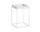 Stolík Tray Table 30x30 High, white