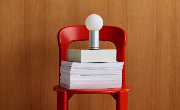 Stolné lampy Turn On od HAY