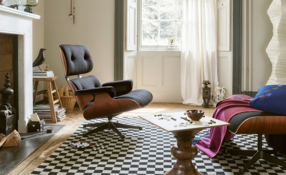 Kreslá Vitra Eames Lounge Chair & Ottoman