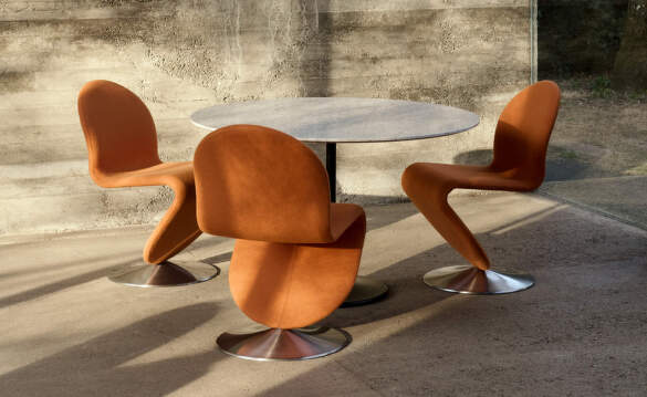 Stoličky System 1-2-3 od Verpan