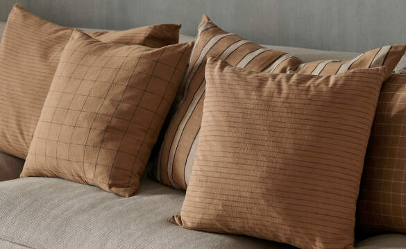 Brown Cotton Cushions