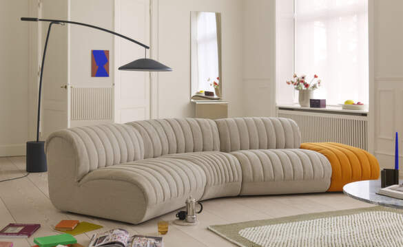 Modulové sedacie súpravy Coltre od Muuto