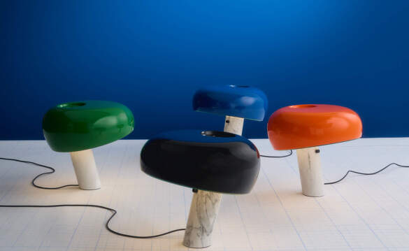Stolné lampy Snoopy od Flos