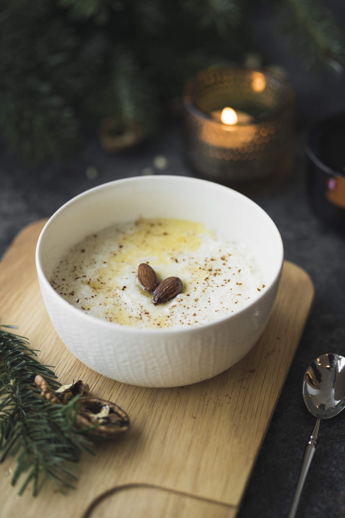 Skandinávská rýžová kaše Yule porridge