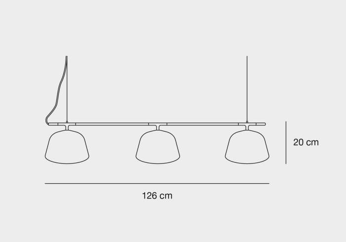 Muuto Ambit Rail rozmery